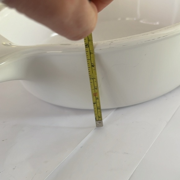 Vintage CORNING VISION White 10” Deep Fryer Fry Pan Skillet 12H w/Pyrex Lid - Picture 7 of 9